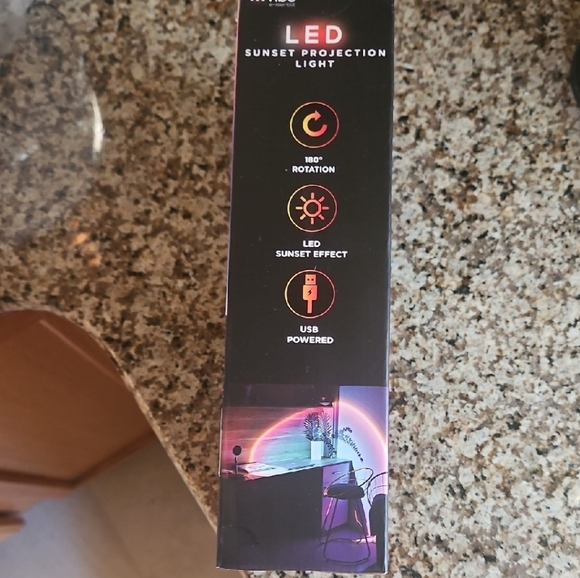 Vibe LED Sunset Light with Black Stand - Picture 3 of 3